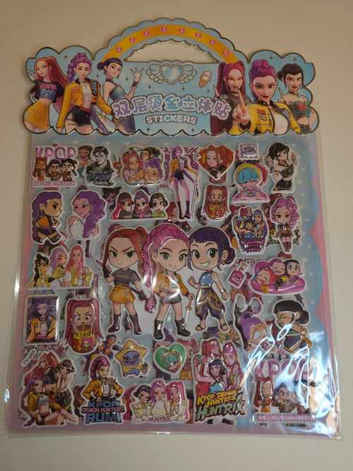 K-pop 3D Klistermärken - Puffy Stickers