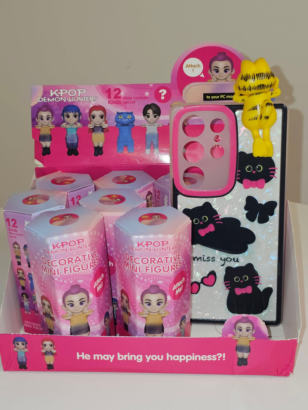 Mysterybox Huntrix K-pop - Söta Figurer för Mobil & Laptop