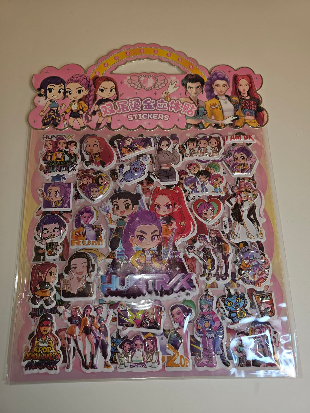 K-pop 3D Klistermärken - Puffy Stickers