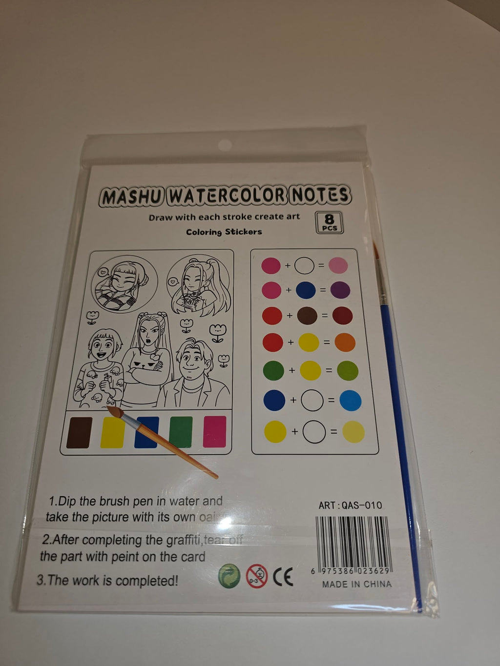 K-pop Målarbok med Vattenfärger